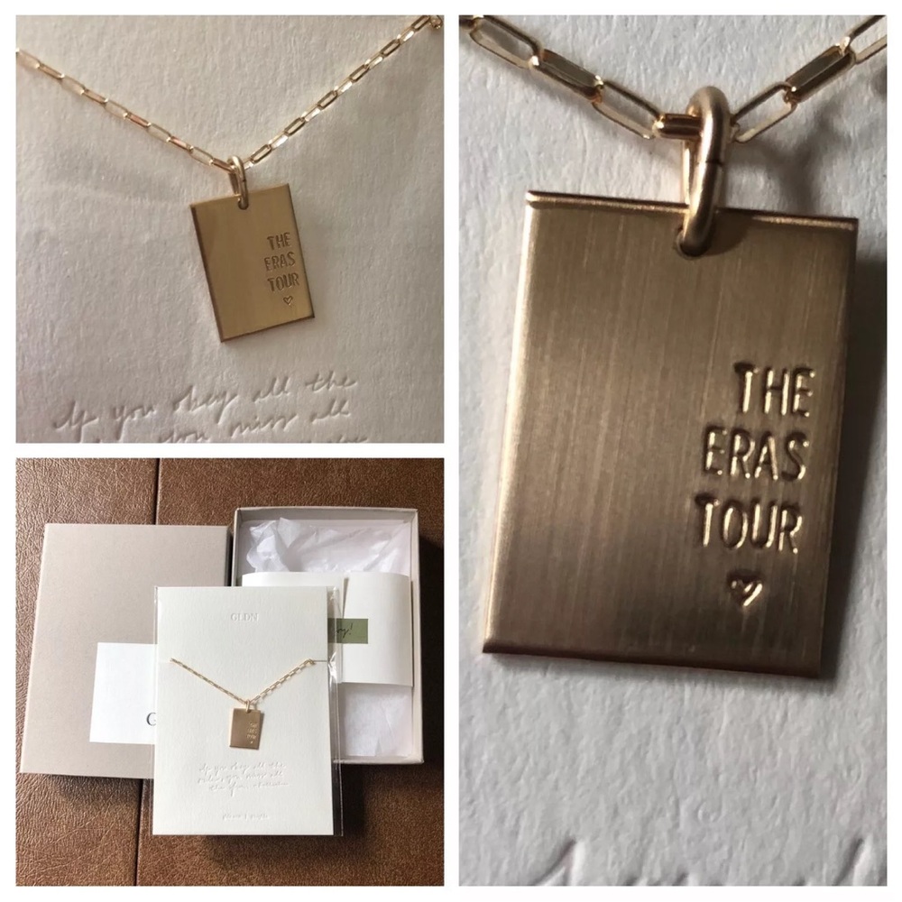 GLDN Necklace "The Eras Tour” Heart Brand New In Box Taylor Swift